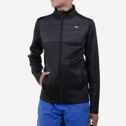 KJUS Midlayers-Boys' Andri Midlayer Jacket Black