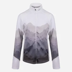KJUS Midlayers-Girls' Jane Midlayer Jacket White/Iron