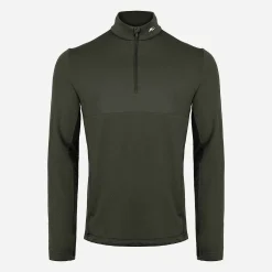 KJUS Midlayers & Sweaters-Men'S David Midlayer Half-Zip Dark Olive