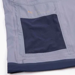 KJUS Jackets & Vests-Men'S Dexter Ii 2.5L Half-Zip Atlanta Blue Melange/Atlanta Blue