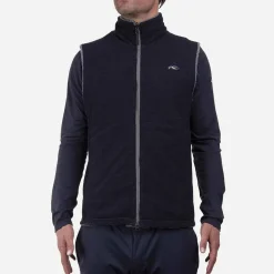 KJUS Jackets & Vests-Men'S Glencoe Vest Steel Grey Melange