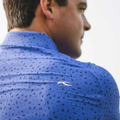 KJUS Polos-Men'S Golfer Polo S/S Mykonos/Atlanta Blue