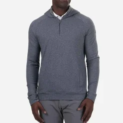 KJUS Midlayers & Sweaters-Men'S Inverness Hoodie Steel Blue/Steel Grey
