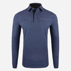 KJUS Polos & Shirts-Men'S Inverness Polo L/S Steel Blue