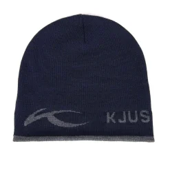KJUS Accessories-Men'S Logo Knit Beanie Deep Space/Steel Grey