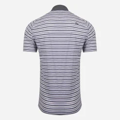 KJUS Polos-Men'S Luis Multi Stripe Polo S/S White/Metal Grey