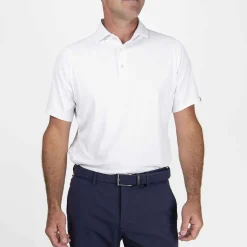 KJUS Polos-Men'S Motion Embossed Polo S/S White