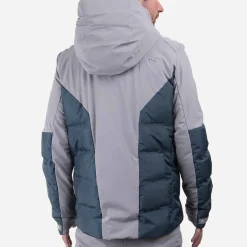 KJUS Jackets & Vests-Men'S Pivot Jacket Pewter/Petrol Blue