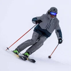 KJUS Jackets & Vests-Men'S Pivot Jacket Pewter/Petrol Blue