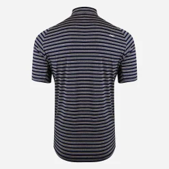 KJUS Polos-Men'S Soren Multi Stripe Polo S/S Iron/Atlanta Blue