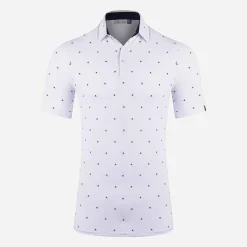 KJUS Polos-Men'S Sotto Polo S/S White/Atlanta Blue