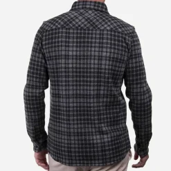 KJUS Polos & Shirts-Men'S Yellowstone Shirt Steel Grey Melange/Black