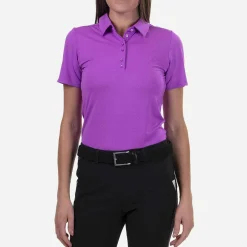 KJUS Polos-Women'S Eve Polo S/S Foxglove