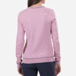 KJUS Midlayers & Sweaters-Women'S Kicki V-Neck Pullover Pink Sorbet