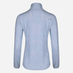 KJUS Midlayers & Sweaters-Women'S Motion Print Half-Zip White/Icy Blue