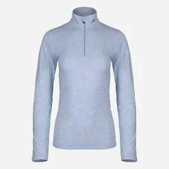KJUS Midlayers & Sweaters-Women'S Motion Print Half-Zip White/Icy Blue