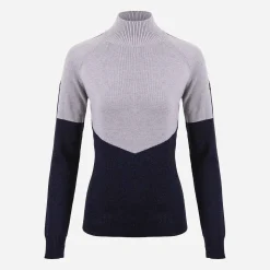 KJUS Midlayers & Sweaters-Women'S Peak Sweater Deep Space/Alloy