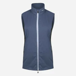 KJUS Jackets & Vests-Women'S Radiation Vest Steel Blue/Blueberry Melange