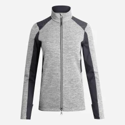 KJUS Midlayers & Sweaters-Women'S Radun Midlayer Jacket White Melange/Deep Space