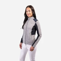 KJUS Midlayers & Sweaters-Women'S Radun Midlayer Jacket White Melange/Deep Space