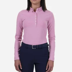 KJUS Polos-Women'S Scotscraig Polo L/S Pink Sorbet