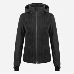 KJUS Jackets & Vests-Women'S Smocked Luxe Jacket Black