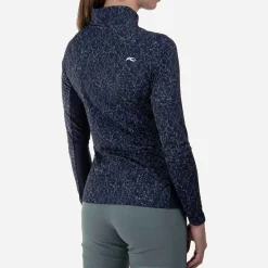 KJUS Midlayers & Sweaters-Women'S Sunshine Printed Half-Zip Atlanta Blue/Patina